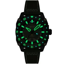Montre Homme Avi-8 Hawker Hunter - AV-4122-03 Bracelet Cuir Vert