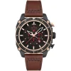 Montre Homme AVI-8 Hawker Hunter Atlas Dual Time Chronograph - AV-4100-09 Bracelet Cuir Marron