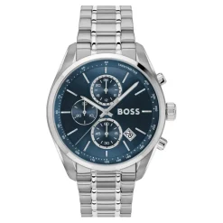 Montre Homme Boss Grand Prix 44 - 1514226 Bracelet Acier Argent