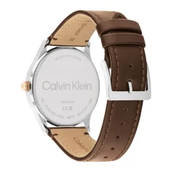 Montre Homme Calvin Klein Montres Ascend - 25200453 Bracelet Cuir Marron