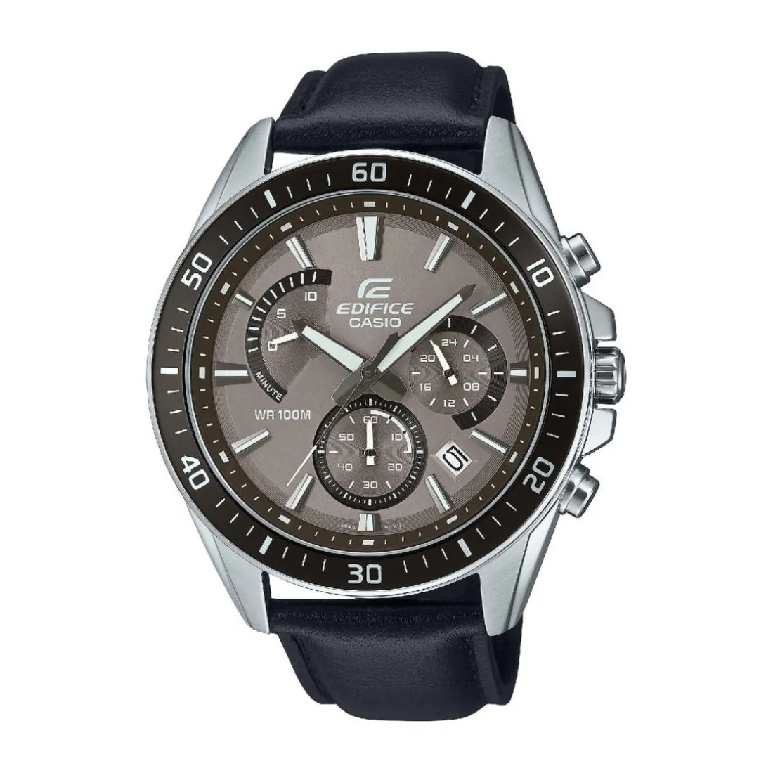 Montre Homme Casio Edifice Classic - EFR-552L-5AVUEF Bracelet Cuir