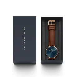 Montre Homme Daniel Wellington St Mawes - DW00100626 Bracelet Cuir Marron