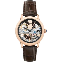 Montre Homme EARNSHAW Cornwall Bridge Automatic - ES-8287-02 Bracelet Cuir Marron