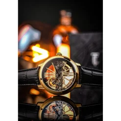 Montre Homme EARNSHAW Cornwall Bridge Automatic - ES-8287-03 Bracelet Cuir Noir