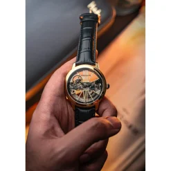 Montre Homme EARNSHAW Cornwall Bridge Automatic - ES-8287-03 Bracelet Cuir Noir