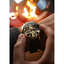 Montre Homme EARNSHAW Cornwall Bridge Automatic - ES-8287-03 Bracelet Cuir Noir