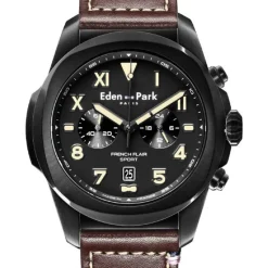 Montre Homme Eden Park - EP37650G447 Bracelet Cuir Bleu