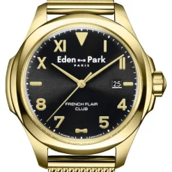 Montre Homme Eden Park Club - EP12201P14BP Bracelet Acier Doré