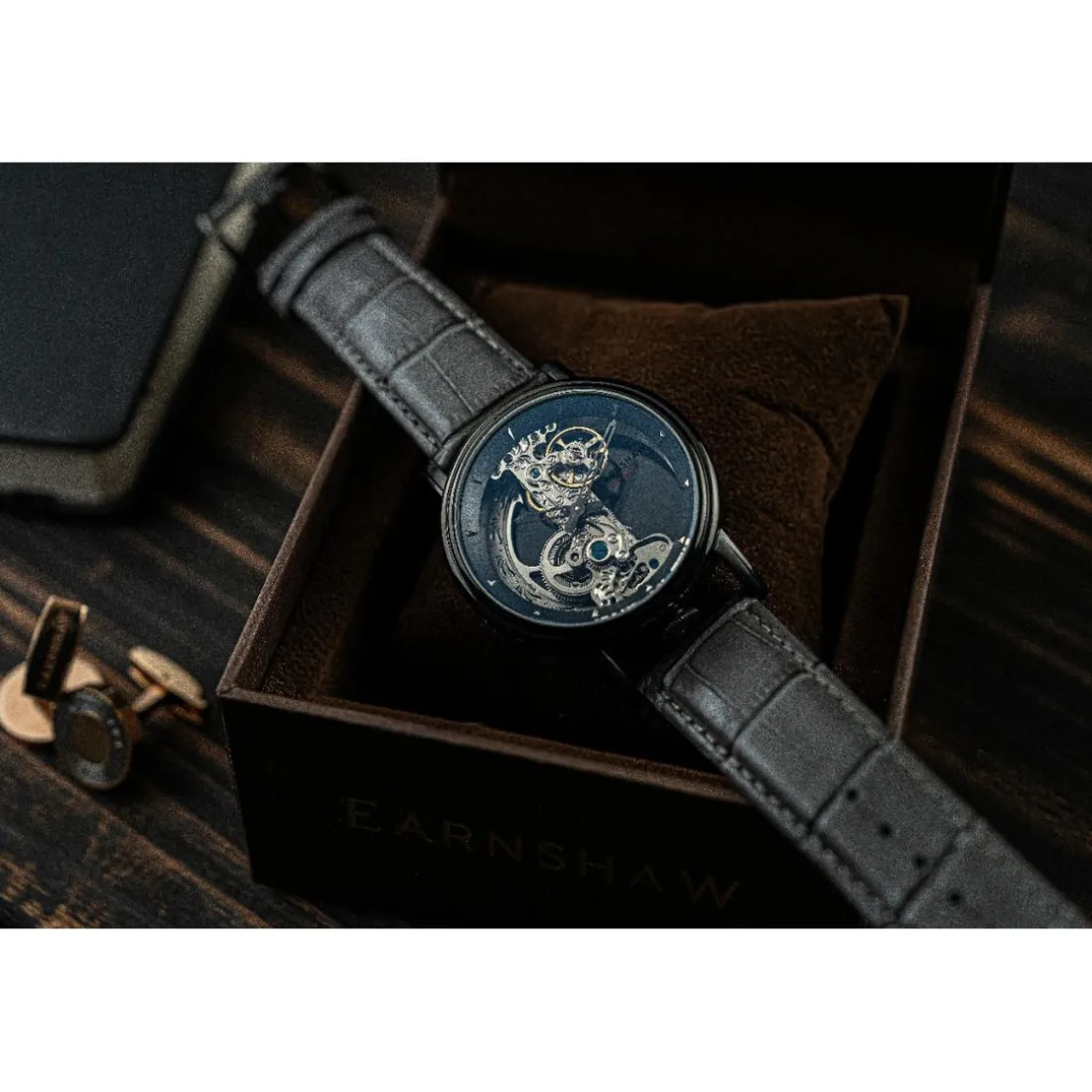 Montre Homme ES-8225-07 - Earnshaw Fowler Bridge Skeleton Automatic