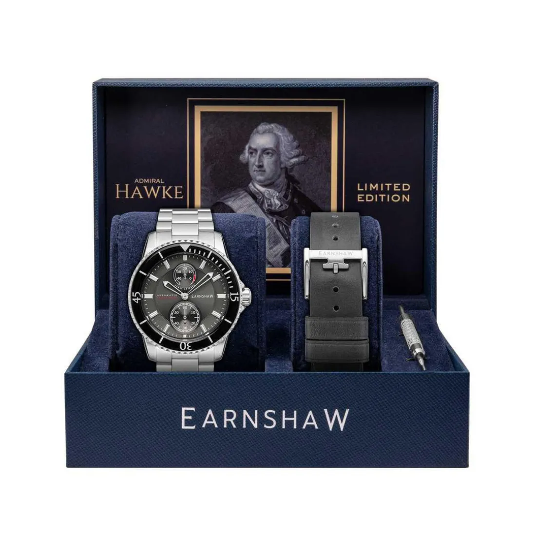 Montre Homme ES-8118-33 - EARNSHAW Hawke coffret