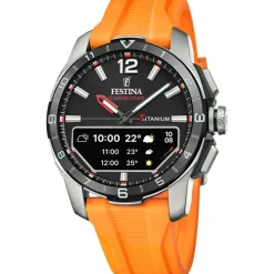 Montre Homme Festina Connected - F23000-D Bracelet Résine Orange