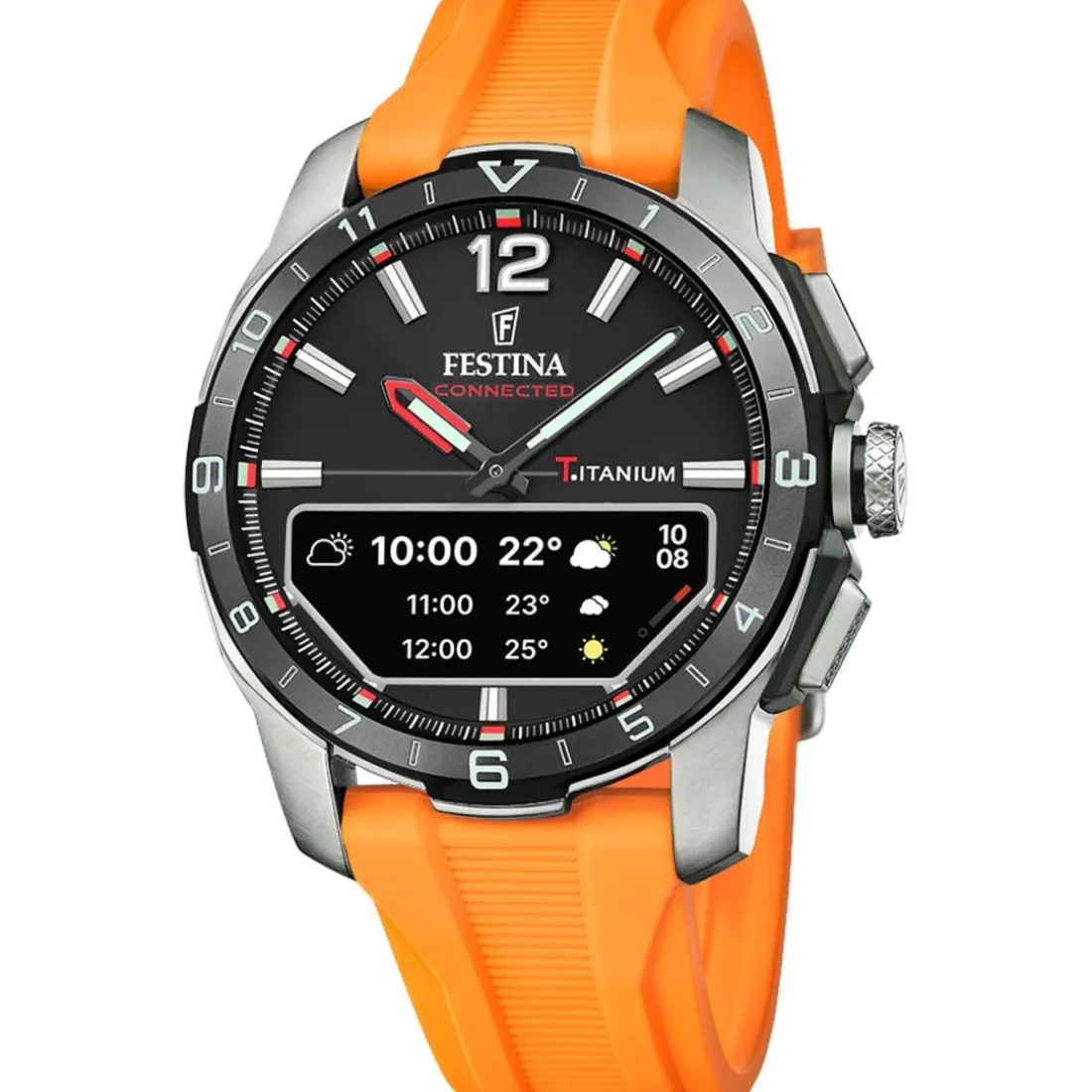 Montre Homme Festina Connected - F23000-D Bracelet Résine Orange