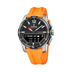 Montre Homme Festina Connected - F23000-D Bracelet Résine Orange