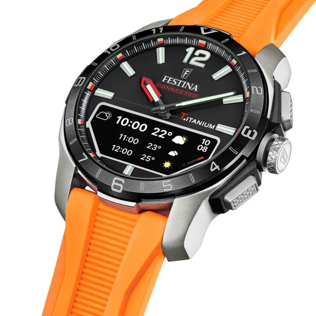 Montre Homme Festina Connected - F23000-D Bracelet Résine Orange