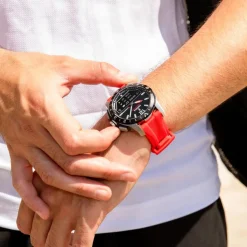 Montre Homme Festina Connected - F23000-C Bracelet Résine Rouge