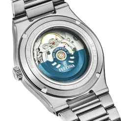 Montre Homme Festina Swiss Made Automatic - F20053-2 Bracelet Acier Argent