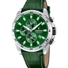 Montre Homme Festina Timeless Chronograph - F20692-3 Bracelet Cuir Vert