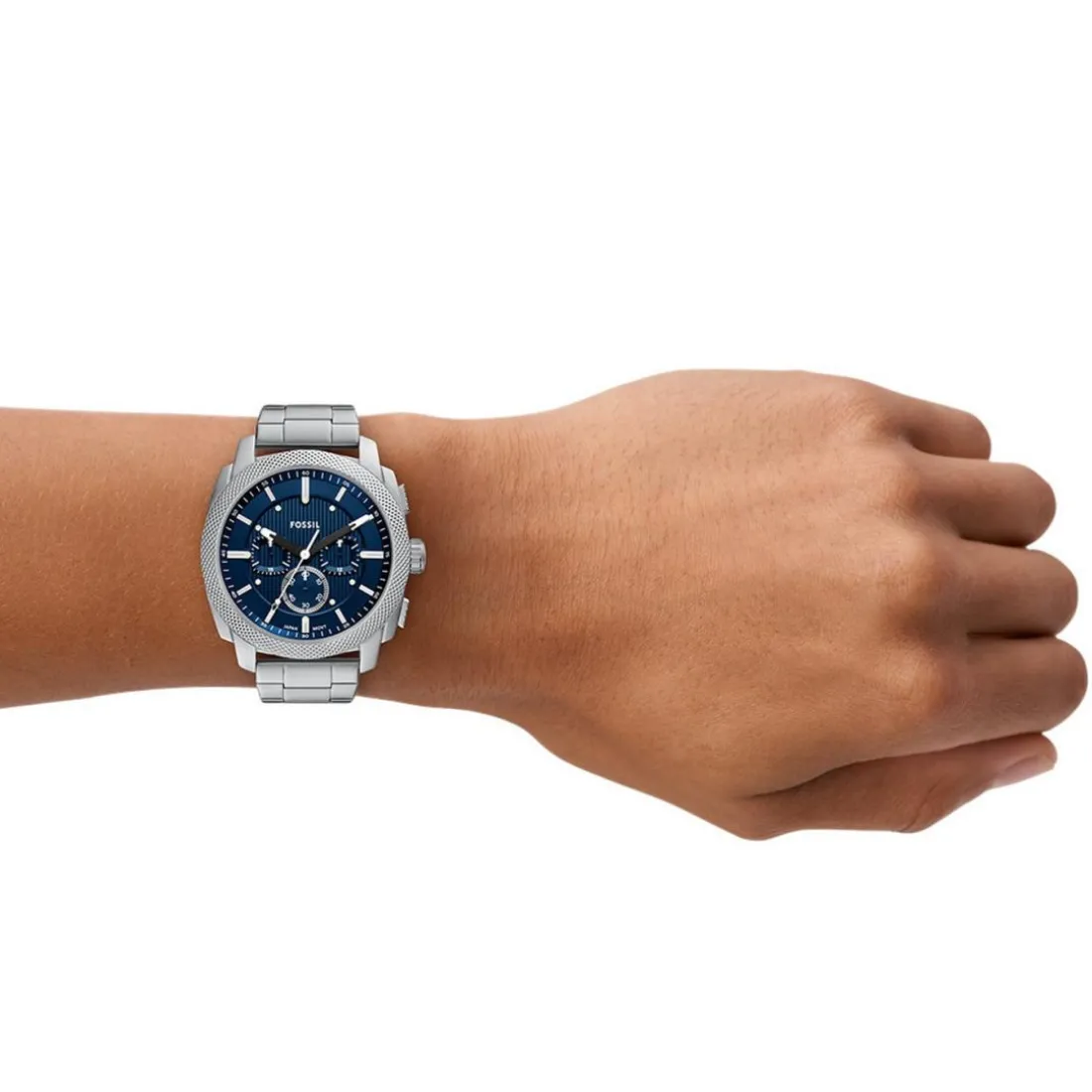 Montre Homme Fossil Montres Machine - FS6096 Bracelet Acier Acier