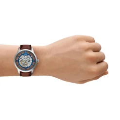 Montre Homme Fossil Montres Automatic - ME3267 Bracelet Cuir Marron