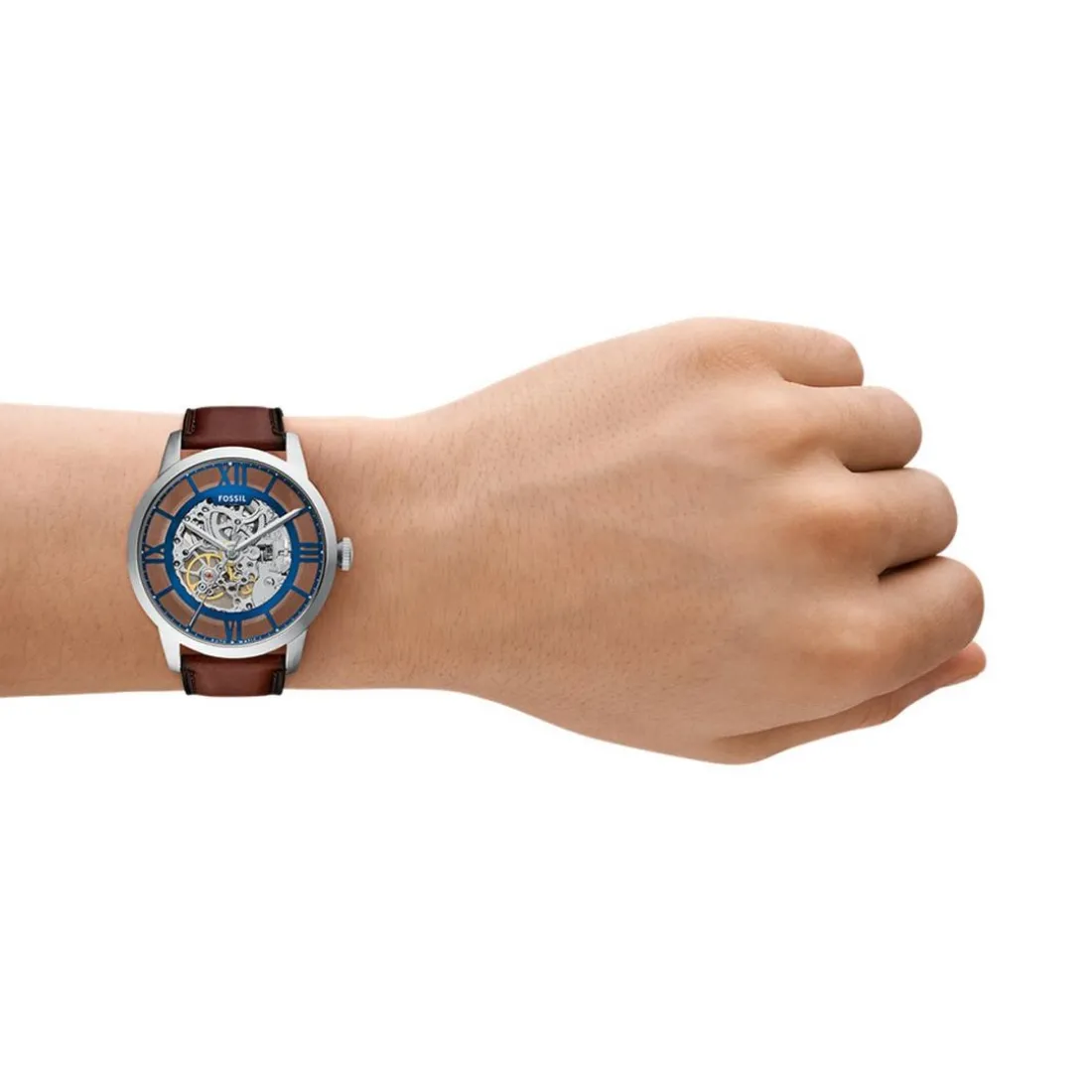 Montre Homme Fossil Montres Automatic - ME3267 Bracelet Cuir Marron