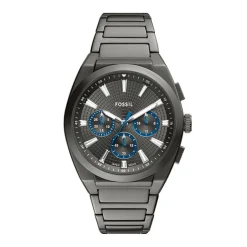 Montre Homme Fossil Montres Everett - FS6107 Bracelet Acier Gris foncé