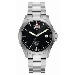 Montre Homme JDM Military Alpha II - JDM-WG005-02 Bracelet Acier Argent