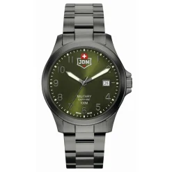 Montre Homme JDM Military Alpha I - JDM-WG001-08 Bracelet Acier Gris