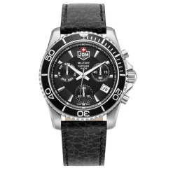 Montre Homme JDM Military Sierra Chrono - JDM-WG019-05 Bracelet Acier Noir