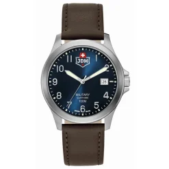 Montre Homme JDM Military Alpha I - JDM-WG001-03 Bracelet Cuir Marron