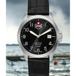 Montre Homme JDM Military Alpha I - JDM-WG001-01 Bracelet Cuir Noir