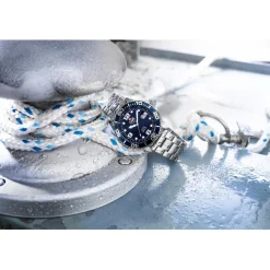 Montre Homme JDM Military Mike - JDM-WG020-01 Bracelet Acier Argent