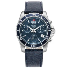 Montre Homme JDM Military Sierra Chrono - JDM-WG019-06 Bracelet Acier Bleu