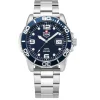 Montre Homme JDM Military Mike - JDM-WG020-03 Bracelet Acier Argent