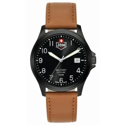 Montre Homme JDM Military Alpha I - JDM-WG001-04 Bracelet Cuir Marron