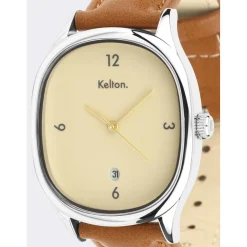 Montre Homme Kelton Grande Colorama - 9124912 Crème Marron