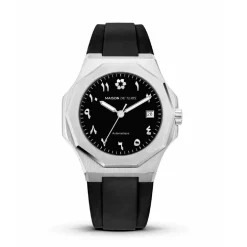Montre Homme Maison Du Temps MTZeta Arabic Noir Silicone Noir