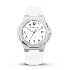 Montre Homme Maison Du Temps MTZeta Arabic Blanc Blanc