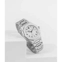 Montre Homme Maison Du Temps MTZeta Arabic Blanc Blanc