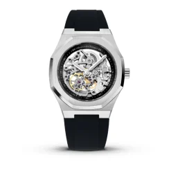 Montre Homme Maison Du Temps MTBeta Skeleton Silicone Noir
