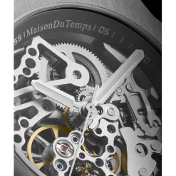 Montre Homme Maison Du Temps MTBeta Skeleton Silicone Noir