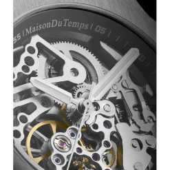 Montre Homme Maison Du Temps MTBeta Skeleton Silicone Rouge