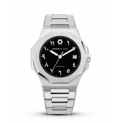 Montre Homme Maison Du Temps MTZeta Arabic Noir Acier