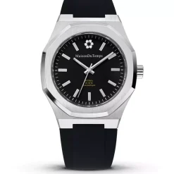 Montre Homme Maison Du Temps MTBeta 2.0 Noir Silicone Noir
