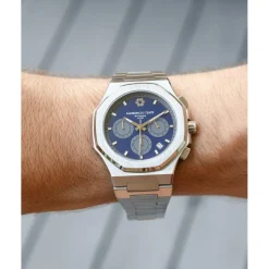 Montre Homme Maison Du Temps MTGamma Chronographe Bleu Acier