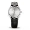 Montre Homme Maison Du Temps MTOmicron Silver Cuir Noir