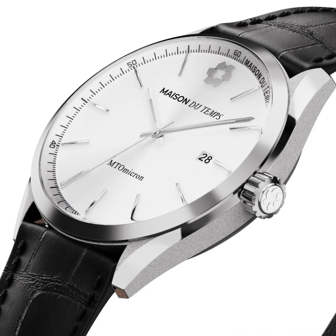 Montre Homme Maison Du Temps MTOmicron Silver Acier