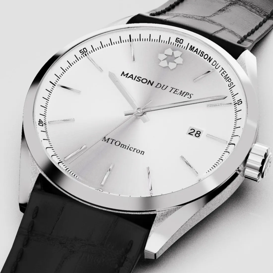 Montre Homme Maison Du Temps MTOmicron Silver Acier