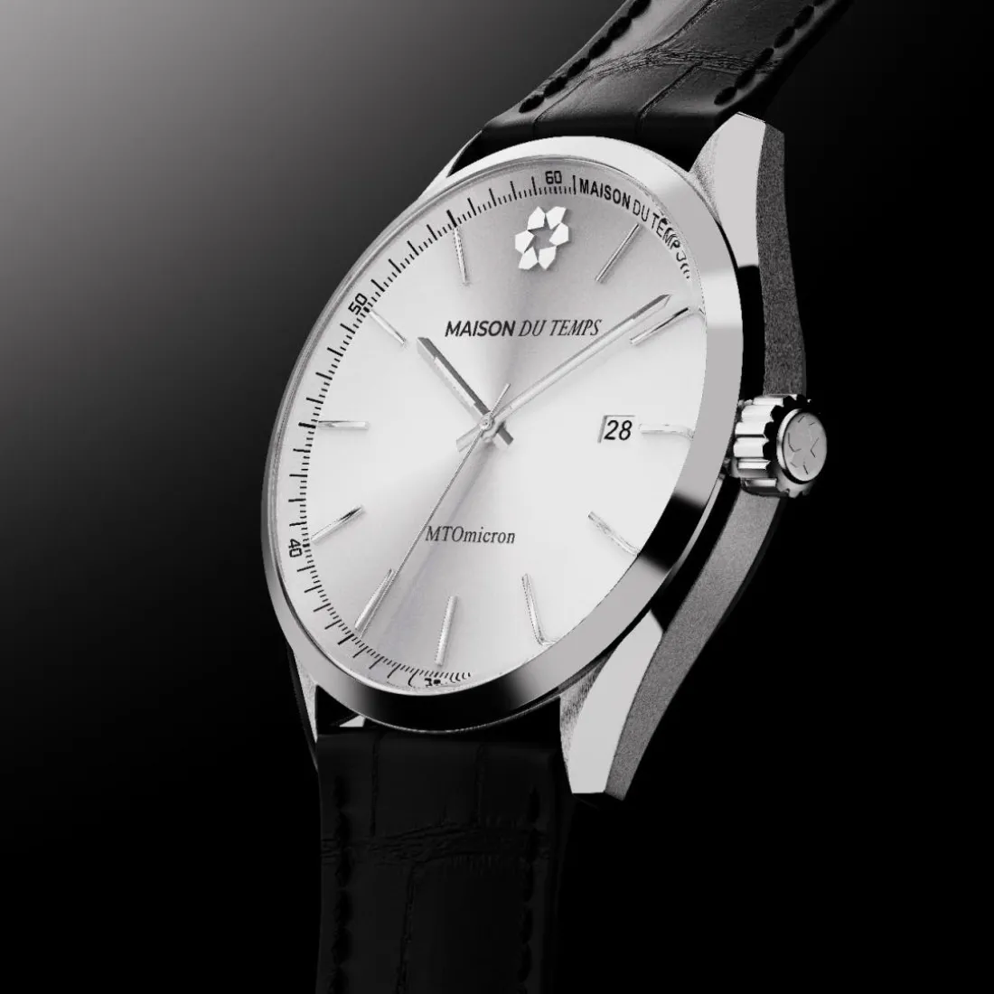 Montre Homme Maison Du Temps MTOmicron Silver Acier