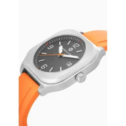 Montre Homme Maison Du Temps MTIota Gris Caoutchouc Noir