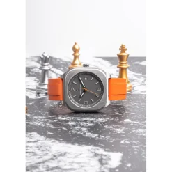 Montre Homme Maison Du Temps MTIota Gris Caoutchouc Noir
